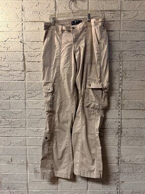 Hollister Mid-Rise Relaxed Boot Cargo Pants (12L / W31L)